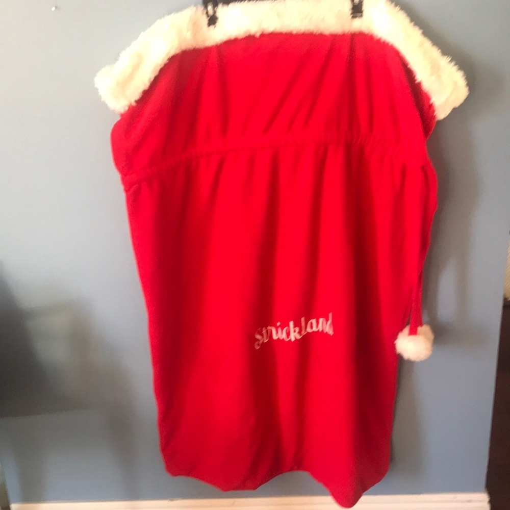 Extra Large red/white fleece Santa Claus bag/sack toys presents gifts christmas